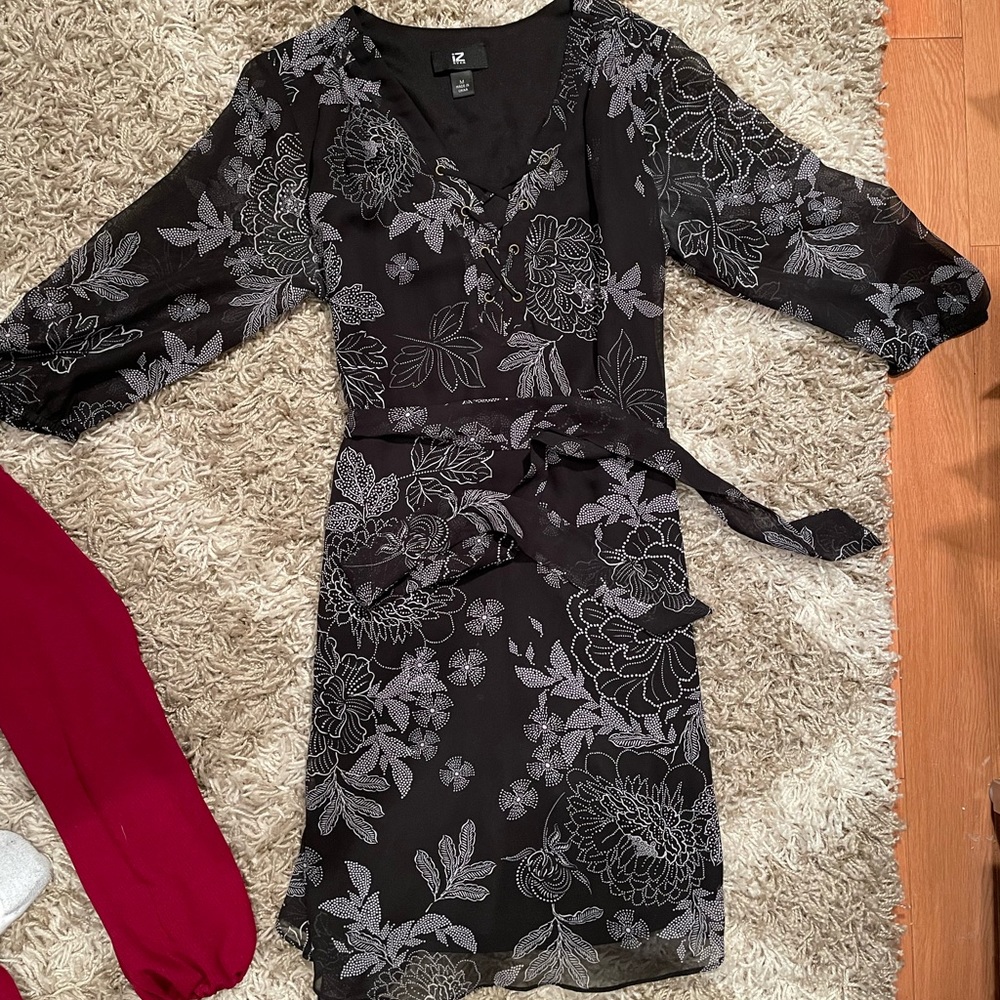 Black Floral Dress